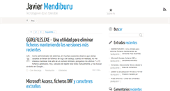 Desktop Screenshot of javiermendiburu.com