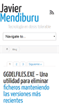 Mobile Screenshot of javiermendiburu.com