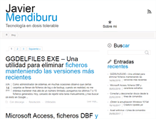 Tablet Screenshot of javiermendiburu.com